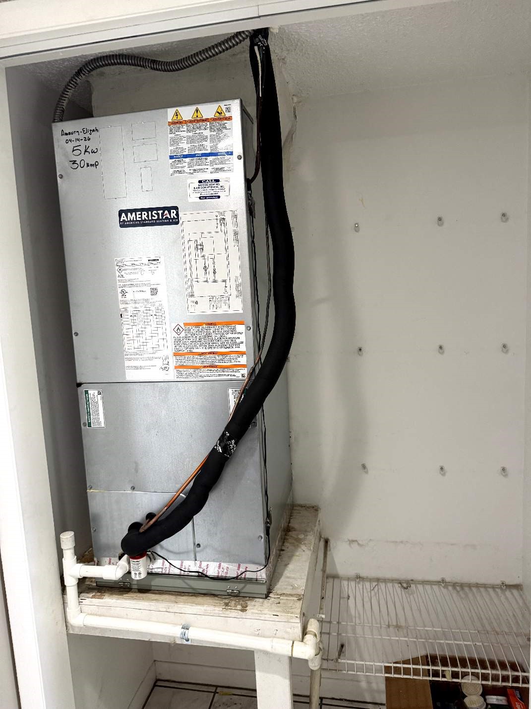 New AC system installed by Bayside Heating and Air — Clearwater FL