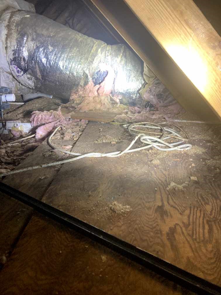Third view of old ductwork before replacement — Clearwater FL