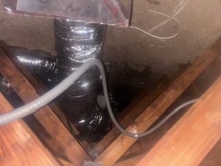 Third view of completed ductwork replacement by Bayside AC — Clearwater FL