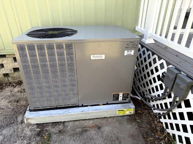 New AC unit installed by Bayside Heating and Air — Clearwater FL