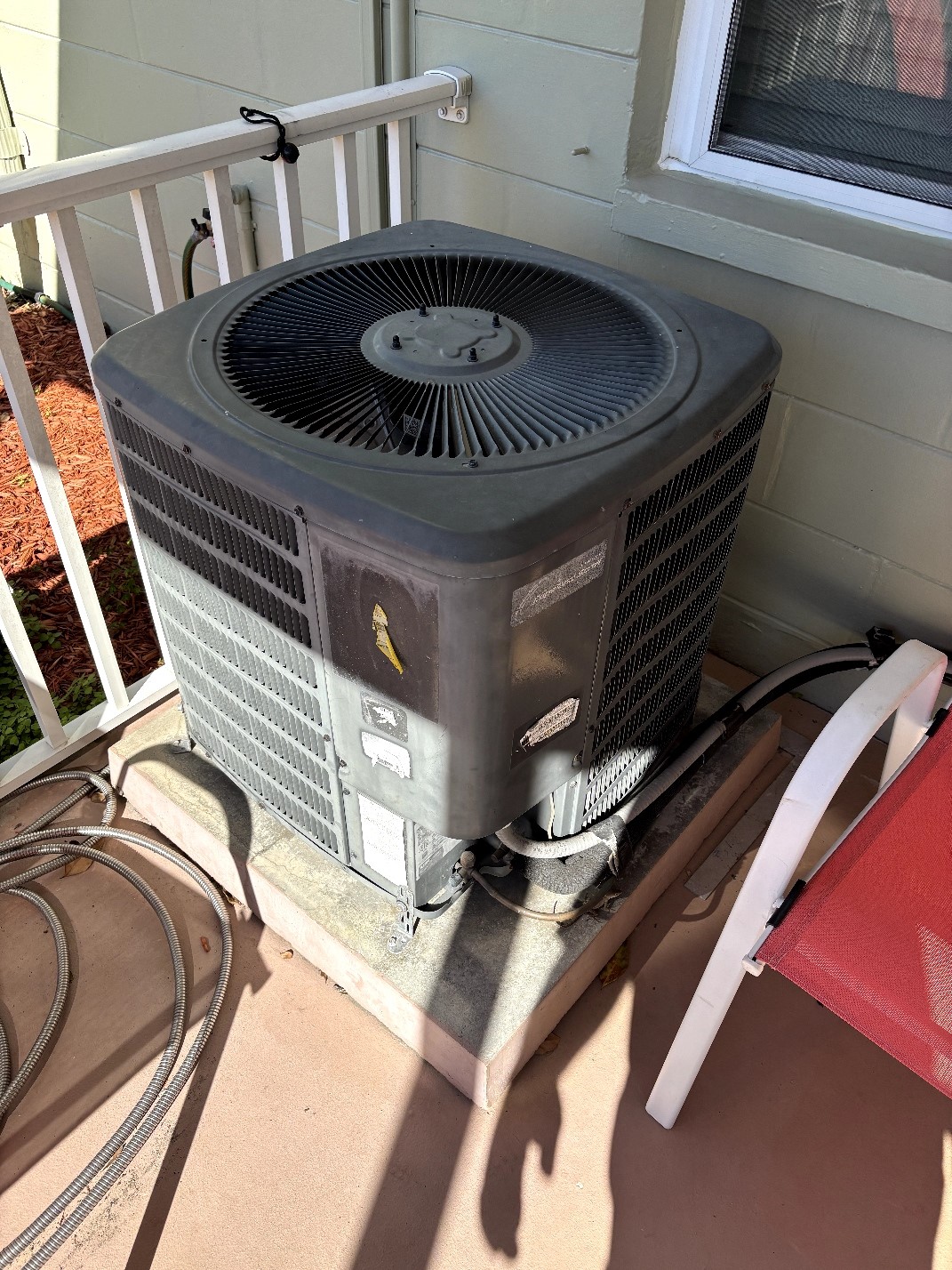 Old AC system before installation — Clearwater FL