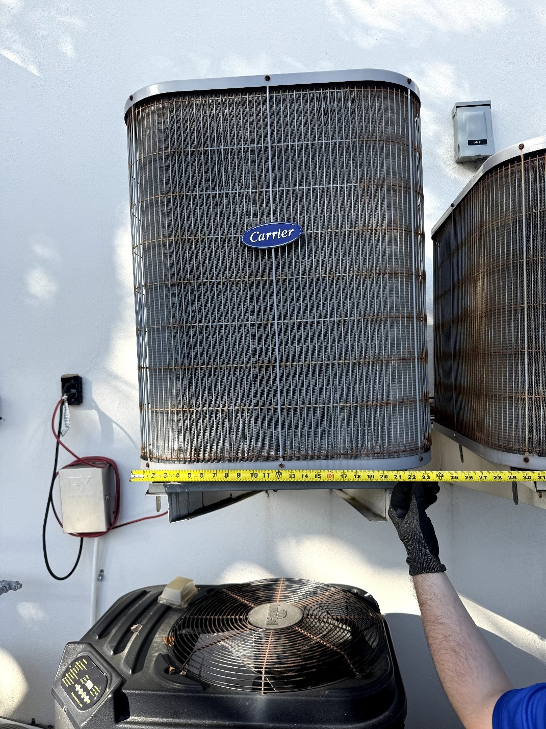 Old HVAC system before installation — Clearwater FL