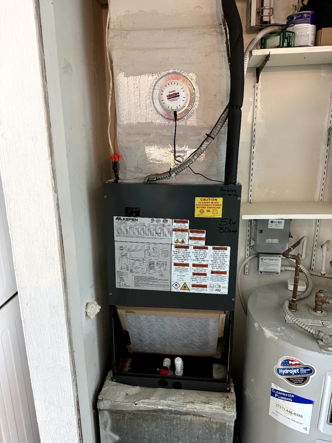 New AC system installed by Bayside Heating and Air — Clearwater FL