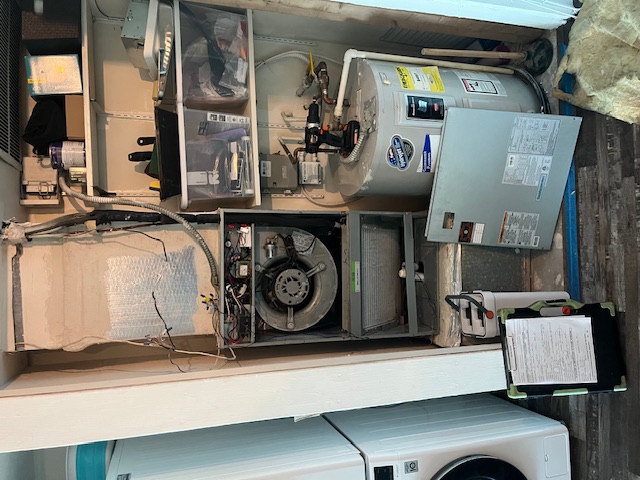 Old AC system before replacement — Clearwater FL
