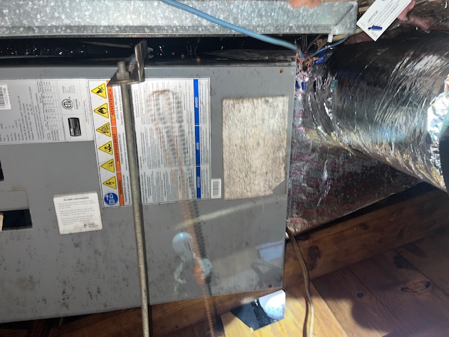 Second view of old AC system before installation — Clearwater FL