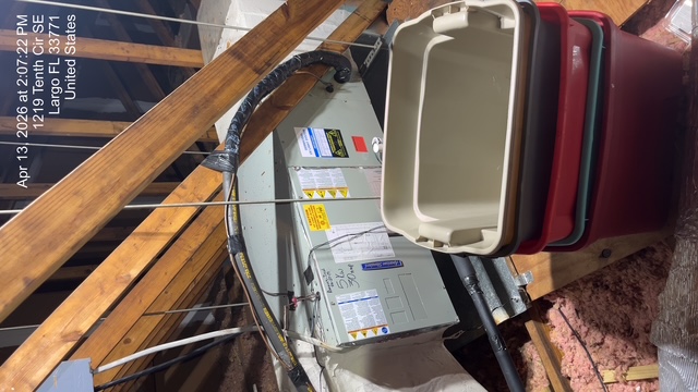 Second view of AC system before installation — Clearwater FL