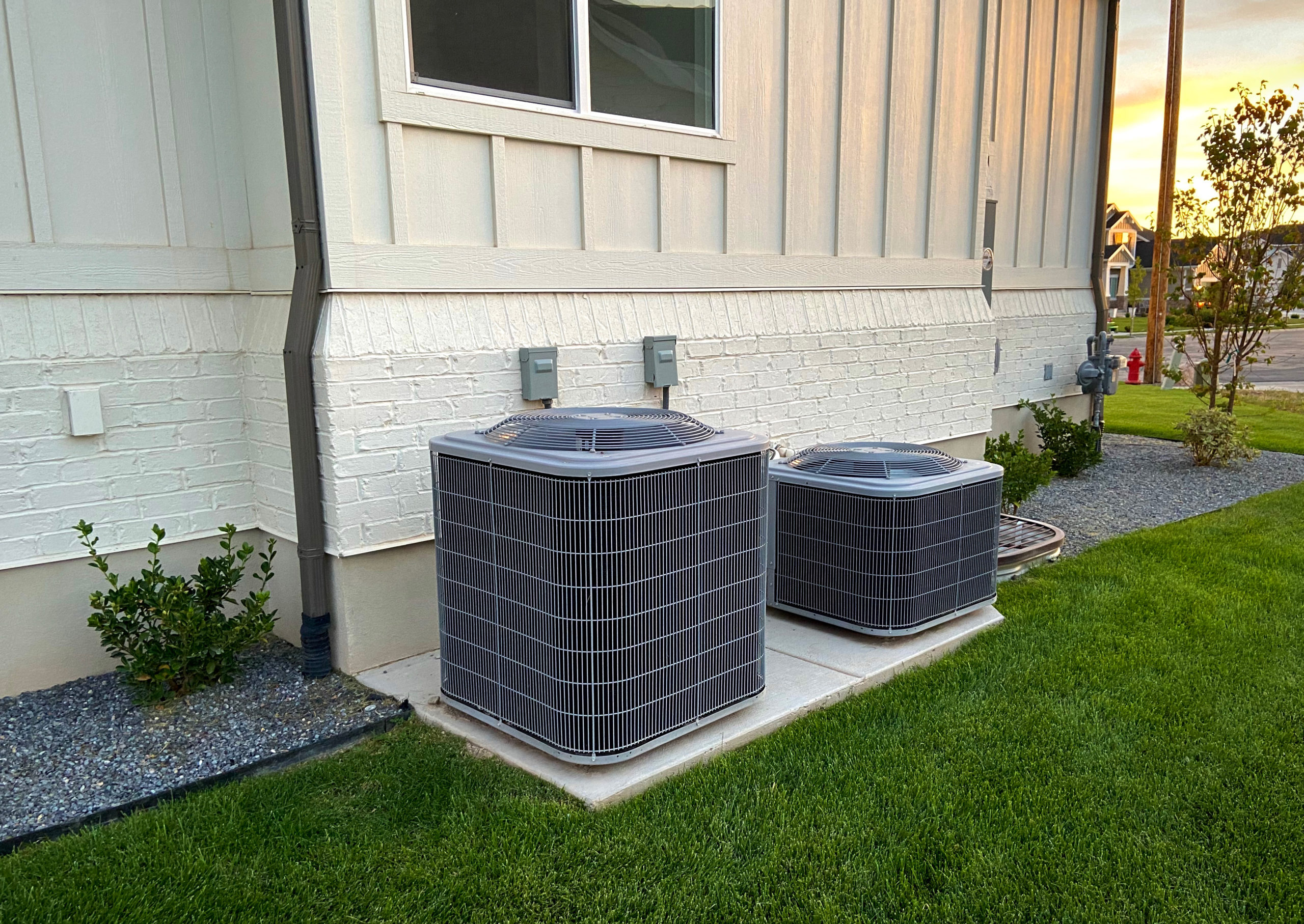 HVAC technician installing new air conditioning system Clearwater FL