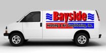About Us - Bayside Heating and Air service van